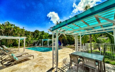 Dining Table under Pergola